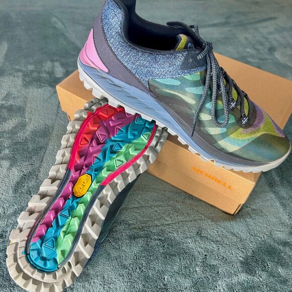 Merrell Vibram Antora 2 Trail Running Shoes Sz. 8 - Picture 2 of 7